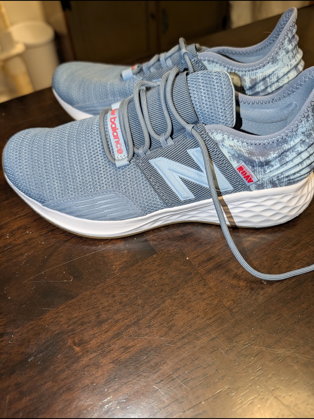 New Balance Women's Gray Knit Running Shoes Active Gym 6.5